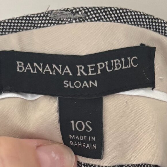 Banana Republic Sloan Grey Slacks (size 10S) - Picture 3 of 3